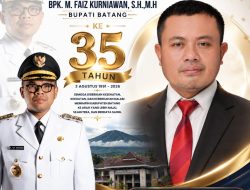 Pimpinan Media Mphnews Ucapkan Selamat Ulang Tahun kepada Bupati Batang M Faiz Kurniawan  Memasuki Usia 35 Tahun