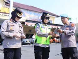 Polres Pekalongan Kota Gelar Gaktibplin, Jelang HUT Polisi Wanita Ke-78
