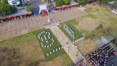 Paskibraka Batang Tampilkan Formasi 81, Simbol 81 Tahun Kemerdekaan Indonesia
